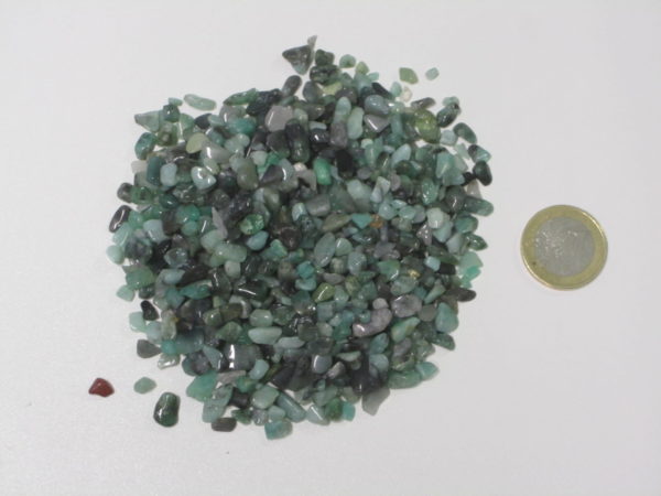 Smaragd micro Trommelsteine  - 11