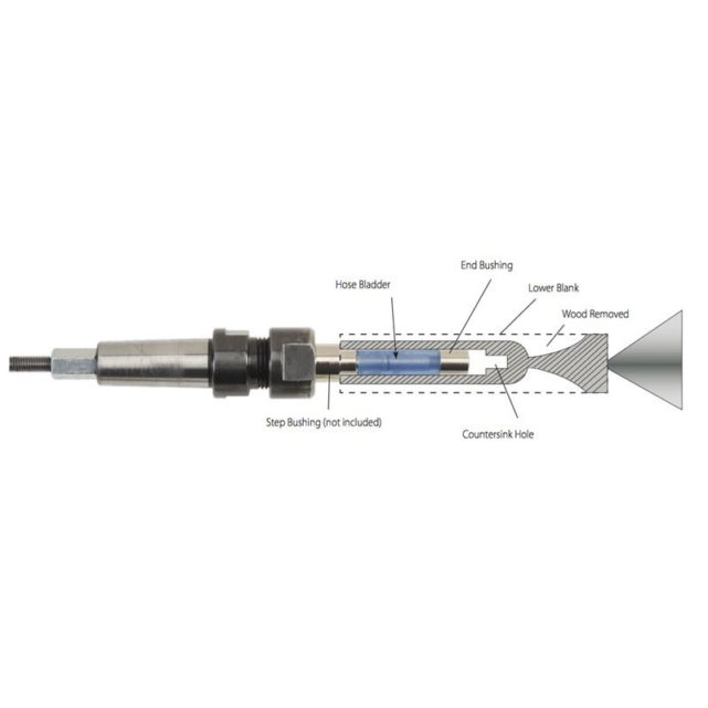 Universal Pen Mandrel & Turning Kit 2MT#N#- JB Supply