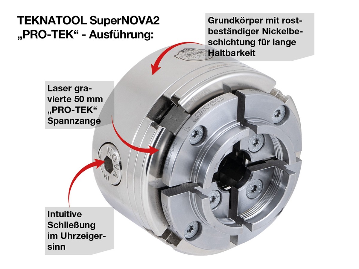 SET-Angebot! SuperNOVA2 DELUXE Spannfutter-Komplettset - 519 -  Drechselshop Kramer