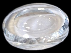 Glassockel flach für Kugeln
